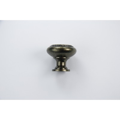 2859 Ручка К4 старинная бронза(44)+керамика(45)/"тюльпан"